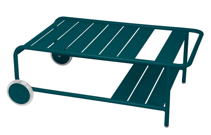 Luxembourg Niedriger Tisch mit Rollen Outdoor Fermob